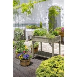 Vegtrug Kruidentafel 58 × 78 × 80 Cm - Grijs -Gardena Verkoopwinkel 1540756750 1 600