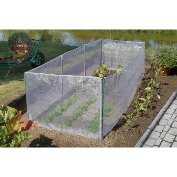 Insectengaas Met Palen 0,7 × 4 M - Set Van 2 Stuks 1 Insectengaas Met Palen 0,7 × 4 M - Set Van 2 Stuks