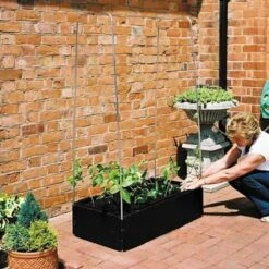 Groeibed 1 × 0,5 M Met Klimframe -Gardena Verkoopwinkel groeibed met frame 1 x 05 m 1484056561 3 600