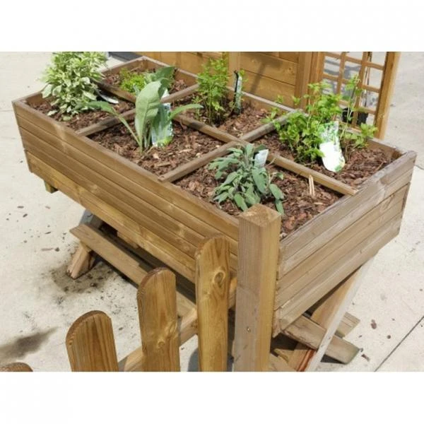 Moestuintafel Verhoogd 120 × 60 × 90 Cm 2 Moestuintafel Verhoogd 120 × 60 × 90 Cm - Afbeelding 2