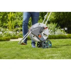 Slangenwagen GARDENA Aquaroll M - Metaal SET -Gardena Verkoopwinkel slangenwagen aquaroll m metaal set 1601650741 3 600