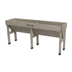 Verhoogde Kweektafel Muurmodel Grijs - 180 × 46 × 80 Cm -Gardena Verkoopwinkel vegtrug muurmodel 180 cm grijs 1540753223 1 600