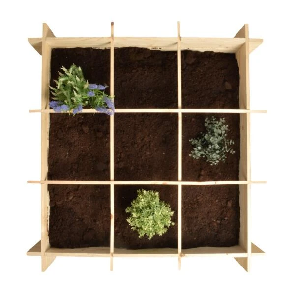 ESSCHERT DESIGN Vierkante Meter Tuin In Hout - 150 L 2 ESSCHERT DESIGN Vierkante Meter Tuin In Hout - 150 L - Afbeelding 2